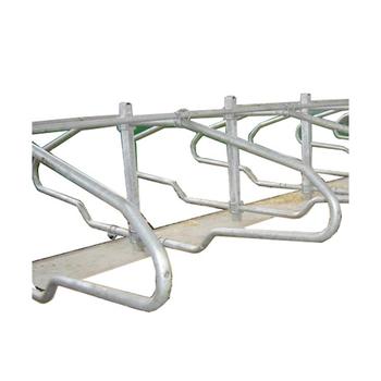 Galvanized free stall for cow dairy cubicle use