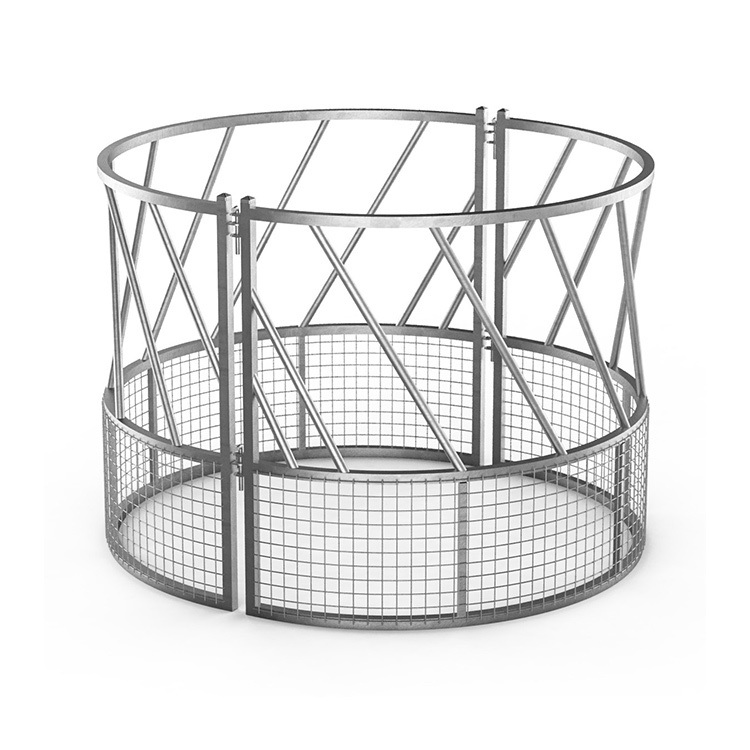 Galvanized or painted hay feeder for livestock wholesale